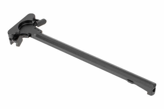 LMT SR-25 ambidextrous charging handle for .308 caliber rifles.